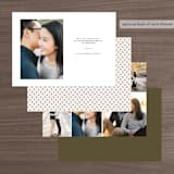 "Effortless" - Save the Dates in Buttercream by Jessica Williams - Back of Card Options