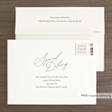 "Effortless" - Save the Dates in Buttercream by Jessica Williams - FREE Recipient Addressing