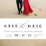 "Southern Charm" - Save the Dates in Noir by Beth Murphy - Detail