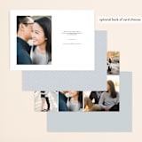 "Classic Curves" - Save the Dates in Ink by Ellis - Back of Card Options