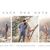 "Simply Stated" - Save the Dates in Charcoal by jomolo - Detail