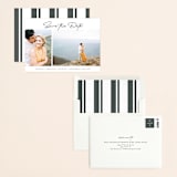 "Minimal Duo" - Save the Dates in Obsidian by Heather Cairl - Assembled