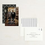 "Stacked Names" - Save the Dates in Snow by Megan Cash - Assembled