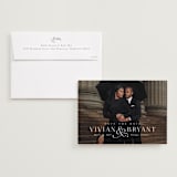 "And here we are" - Save the Dates in Marble by Lea Delaveris - Save the Date with Envelope