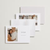 "For Forever" - Save the Dates in Snow by Nicoletta Savod - Back of Card Options