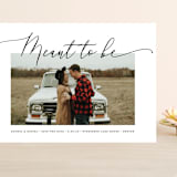 "we are meant to be" - Save the Dates in Noir by Leah Ragain - Front