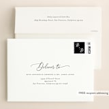 "we are meant to be" - Save the Dates in Noir by Leah Ragain - FREE Recipient Addressing