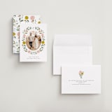 "botanical cameo" - Save the Dates in Swan by Lori Wemple - Assembled