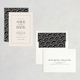 "Ivory Details" - Save the Dates in Smoke by Jennifer Wick - Assembled