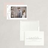 "Simple Love" - Save the Dates in Tan by Alicia Schultz - Assembled