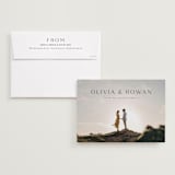 "Classic Elegance" - Save the Dates in Midnight by Shirley Lin Schneider - Save the Date with Envelope