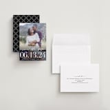 "Geo Lovely" - Save the Dates in Onyx by heythird - Assembled