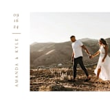 "Minimale" - Save the Dates in Frosting by Jessica Williams - Detail