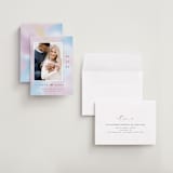 "Rainbow Haze" - Save the Dates in Lavender by Katie Zimpel - Assembled