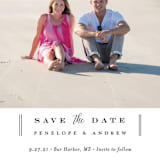 "Bottom Line" - Save the Dates in Vanilla by Jennifer Wick - Detail