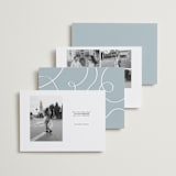 "Cool Kids" - Save the Dates in Vanilla by Helena Vitto - Back of Card Options