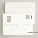 "Modeco" - Save the Dates in Mink by Jennifer Lew - FREE Recipient Addressing