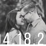 "Date Check" - Save the Dates in Noir by Up Up Creative - Detail