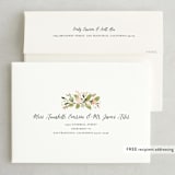 "Floral Ampersand" - Save the Dates in Rosebud by Jennifer Wick - FREE Recipient Addressing