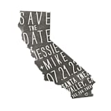 "State Stamp - California" - Save the Dates in Smoke by Erin Hodges - Detail