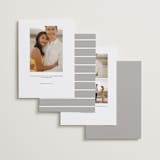 "Lovely" - Save the Dates in Snow by Sarah Curry - Back of Card Options