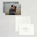"Kindly Save Our Date" - Save the Dates in Snow by Laura Hamm - Assembled
