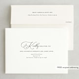 "Kindly Save Our Date" - Save the Dates in Snow by Laura Hamm - FREE Recipient Addressing