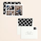 "Triple Photo Save the Date" - Save the Dates in Cotton by Ilze Lucero - Assembled