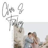 "Modern Names" - Save the Dates in Jet Black by Maria Hilas-Louie - Detail