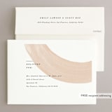 "Glimpse" - Save the Dates in Peach by Pixel and Hank - FREE Recipient Addressing