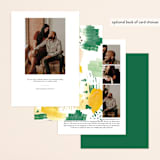 "Hamptons" - Save the Dates in Melon by Erika Firm - Back of Card Options