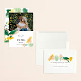 "Hamptons" - Save the Dates in Melon by Erika Firm - Assembled