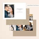 "bollicine" - Save the Dates in Marshmallow by chocomocacino - Back of Card Options