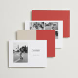 "Bold Cheers" - Save the Dates in Tomato by Sydney Kay - Back of Card Options