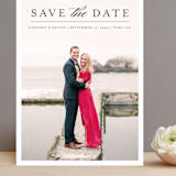 "Classic Save the Date" - Save the Dates in Platinum by Laura Bercovich - Front