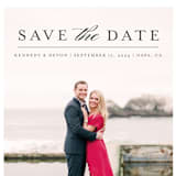 "Classic Save the Date" - Save the Dates in Platinum by Laura Bercovich - Detail