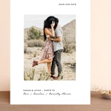 "Modern Mood" - Save the Dates in Snow by Susan Brown - Front