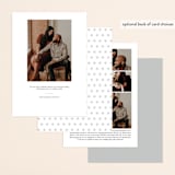 "Timeless" - Save the Dates in Cloud by Oscar and Emma - Karly Depew - Back of Card Options
