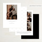 "Darling" - Save the Dates in Blush by Laura Bercovich - Back of Card Options