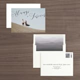 "Always & Forever" - Save the Dates in Charcoal by Heather Buchma - Assembled