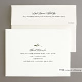 "Adorned Ampersand" - Save the Dates in Cotton by Jennifer Postorino - FREE Recipient Addressing