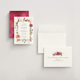 "Lush" - Save the Dates in Magenta by Susan Moyal - Assembled