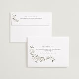 "Sweeping Vine" - Save the Dates in Porcelain by Itsy Belle Studio - FREE Recipient Addressing