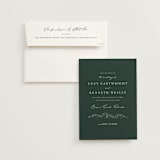 "Mountainview" - Save the Dates in Evergreen by Sarah Brown - Save the Date with Envelope