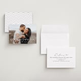 "Simple name" - Save the Dates in Pearl by Brooke Chandler - Assembled