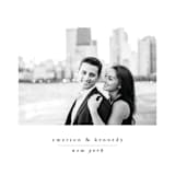 "Minimal Romance" - Save the Dates in Cloud by Playground Prints - Detail