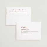 "Nice Ring" - Save the Dates in Cinnamon by Sarah Brown - FREE Recipient Addressing