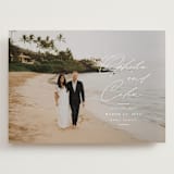 "Paradise Found" - Save the Dates in Cloud by Ashlee Townsend - Front