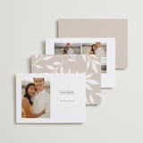 "Paradise Found" - Save the Dates in Cloud by Ashlee Townsend - Back of Card Options