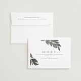 "Shade Garden" - Save the Dates in Moss by Laura Hankins - FREE Recipient Addressing